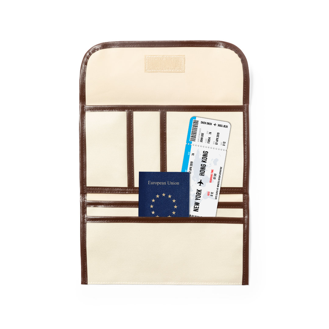 Reise Dokumententasche Farrel NATURFARBE – Bild 4