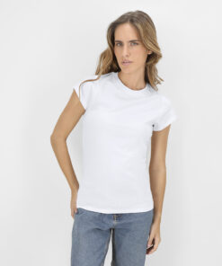 Erwachsene Frauen Weiß T-Shirt Seiyo