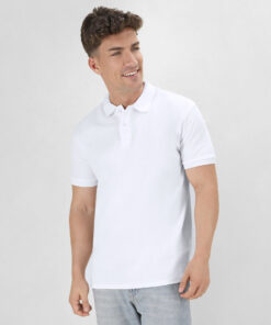 Erwachsene Weiß Polo-Shirt Koupan