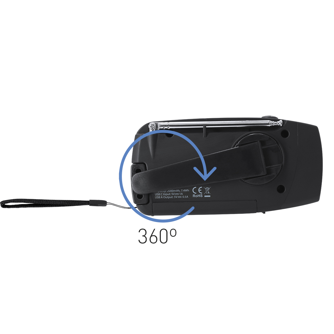 Multifunktionales Notfallradio Cartney – Bild 4