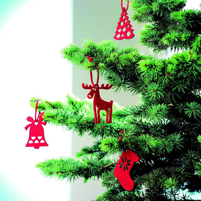 6-teiliges Filz-Anhänger Set ROUGE – Bild 3