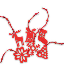 Alternative view of 6-teiliges Filz-Anhänger Set ROUGE