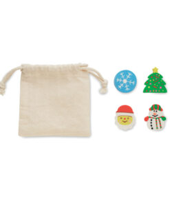 Set mit  4 Radierern RUBBIES