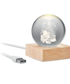 LED-Weihnachtskugel SANTA LIGHT