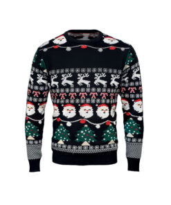 Weihnachts-LED-Pullover S/M SHAMIS