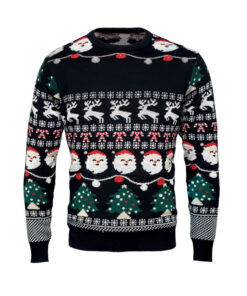Weihnachts-LED-Pullover L/XL SHAMIS LARGE