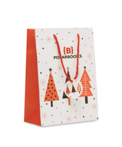 Geschenkpapiertüte, medium BOSSA MEDIUM Weiß 11 cx1562 06 print