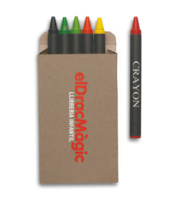 Alternative view of Wachsmalkreide 6-teilig BRABO