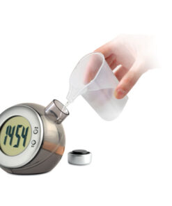 Wasserkraft-betriebene Tischuhr DROPPY