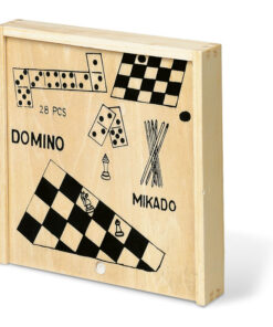 Alternative view of Spielesammlung in Holzbox TRIKES