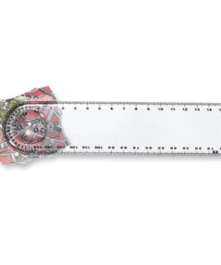 Lineal mit Lupe/Winkelmesser LASTA