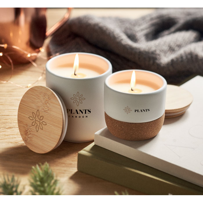 Kerze im Steinguttopf 80 g MENKAURE – Bild 4