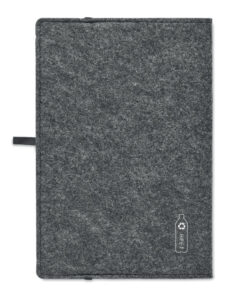 Alternative view of DIN A5 Notizbuch RPET-Filz FELTBOOK
