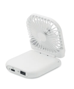 Powerbank mit Ventilator STANDFAN Weiß 14 mo2123 06 open