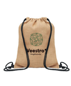 Jute Beutel mit Kordelzug FUKURO 9 mo2190 03 print