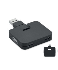 4 Port USB Hub SQUARE-C
