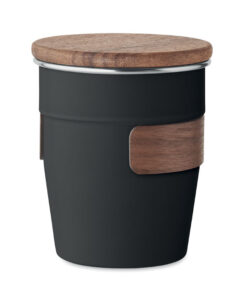 Einwandiger Becher 350 ml WALNUT 11 mo2322 03 open