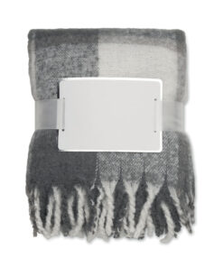 Alternative view of Karierte Mohair-Decke QUET