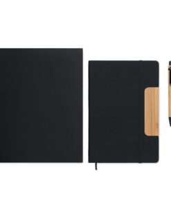 DIN A5 RPET Notizbuch-Set NOTEMIX 14 mo2390 03 side