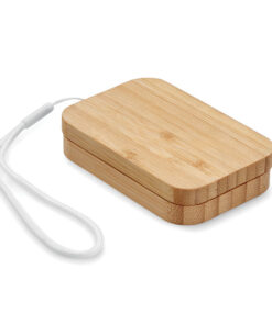 Kabellose Ladestation 15W CHARGOO Holz 12 mo2450 40 side