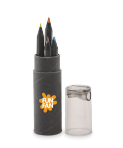 Buntstifte-Set mit Anspitzer NEGRO Schwarz 9 mo2468 03 print