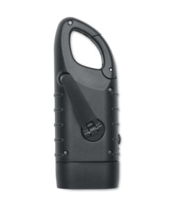 Solar-Dynamo-Taschenlampe SLUZ Schwarz 10 mo2540 03 open