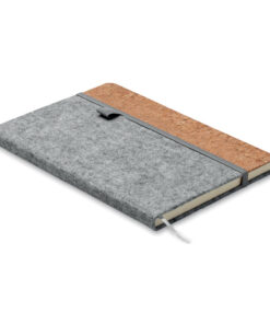 DIN A5 Notizbuch RPET-Filz CORKBOOK