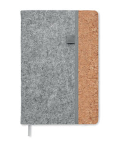 DIN A5 Notizbuch RPET-Filz CORKBOOK 10 mo2553 07 top
