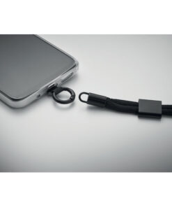 Handykette Handgelenk RPET NONETTE WRIST Schwarz 12 mo2668 03 detail