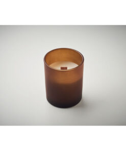 Kerze aus Pflanzenwachs 80 g KIVAS WOOD 12 mo2708 01 detail