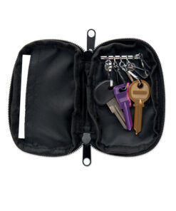 Schlüsseletui 300D RPET ROVER Schwarz 12 mo2822 03 top