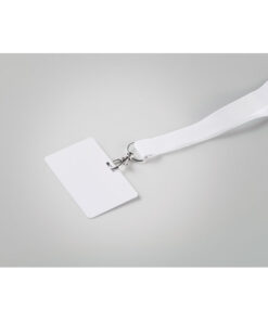 Lanyard-Ausweis 54 x 86 mm BADSMALL Weiß 11 mo2856 06 detail