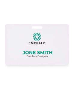 Lanyard-Ausweis 54 x 86 mm BADSMALL Weiß 10 mo2856 06 print