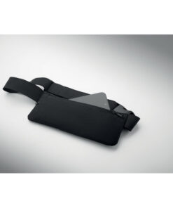 Gürteltasche 600D RPET MODERATE Schwarz 15 mo2945 03 open