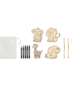 Holzanhänger-Set THEZOO Weiß 9 mo2968 06 back