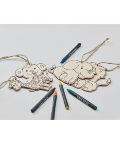 Holzanhänger-Set THEZOO Weiß 13 mo2968 06 detail