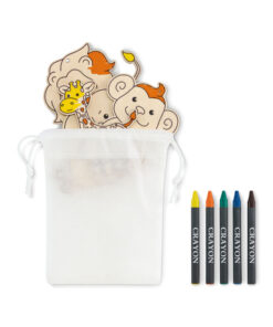 Holzanhänger-Set THEZOO Weiß 10 mo2968 06 top