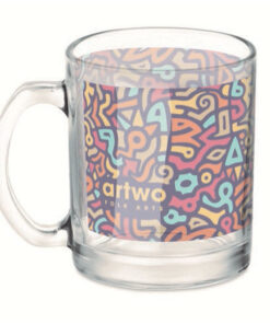 Alternative view of Kaffeebecher aus Glas 300 ml SUBLIMGLOSS