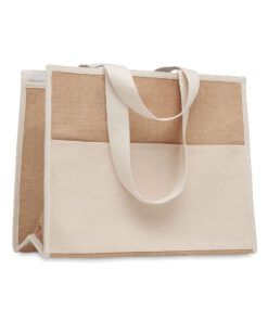 Jute-Canvas Shopping Tasche CAMPO DE GELI