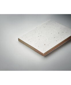 Notizblock mit Blumensamen GROW ME Weiß 15 mo6234 06 detail