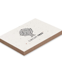 Notizblock mit Blumensamen GROW ME Weiß 14 mo6234 06 print