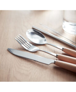 Besteck-Set Edelstahl CUSTA SET Beige 12 mo6336 13 ambiant