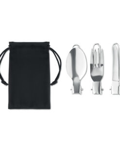 Alternative view of 3teiliges Camping-Besteck STAPI SET