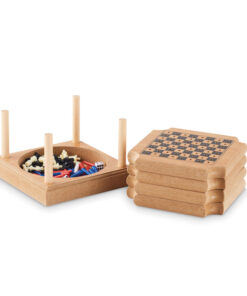 Untersetzer-Set mit Spielen COASTGAME Holz 11 mo6382 40 top