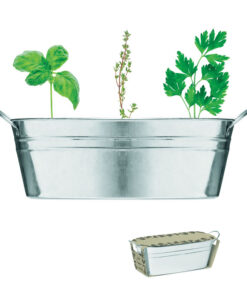 Zink-Pflanzkübel MIX SEEDS