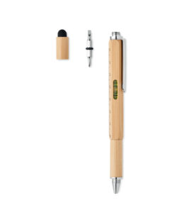 Alternative view of Multifunktions-Stift Bambus TOOLBAM