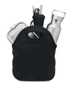 Lunch-Set Edelstahl ILY Schwarz 10 mo6765 03 side