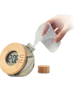 Wasserbetriebene LCD-Uhr DROPPY LUX