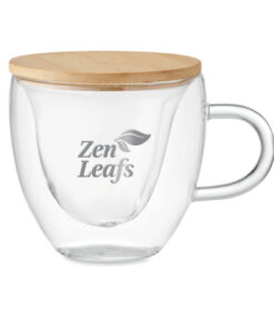 Doppelwandiges Borosilikatglas CORAMUG Transparent 13 mo6937 22 print