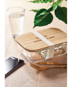 Lunchbox Glas 800ml TUNDRA 3 Transparent 12 mo6973 22 top